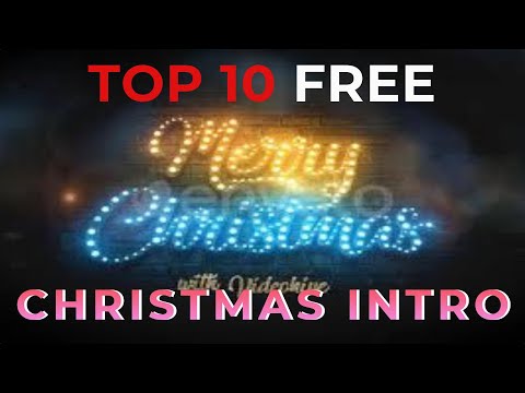 Top 10 Christmas Logo Intro Reveal Adobe after effect templates Free Download 2021 (Free Music)