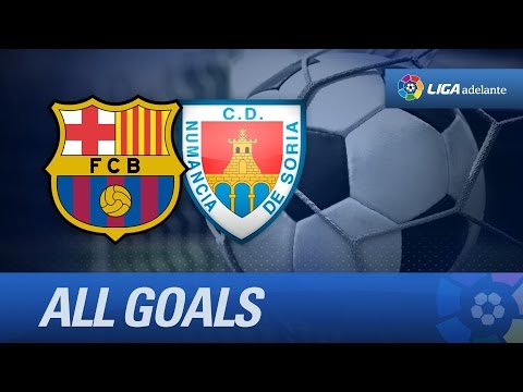 Todos los goles de FC Barcelona B (1-1) CD Numancia - HD