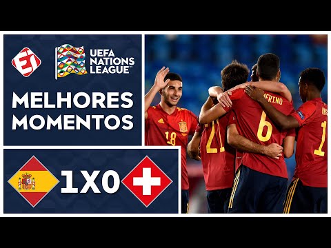Gols e lances de Espanha x Suíça