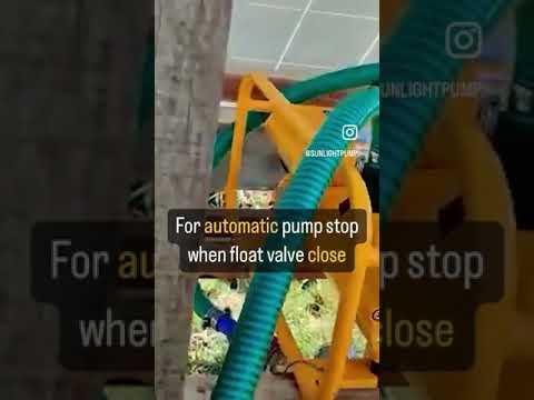 Bombeo solar a larga distancia con apagado automático