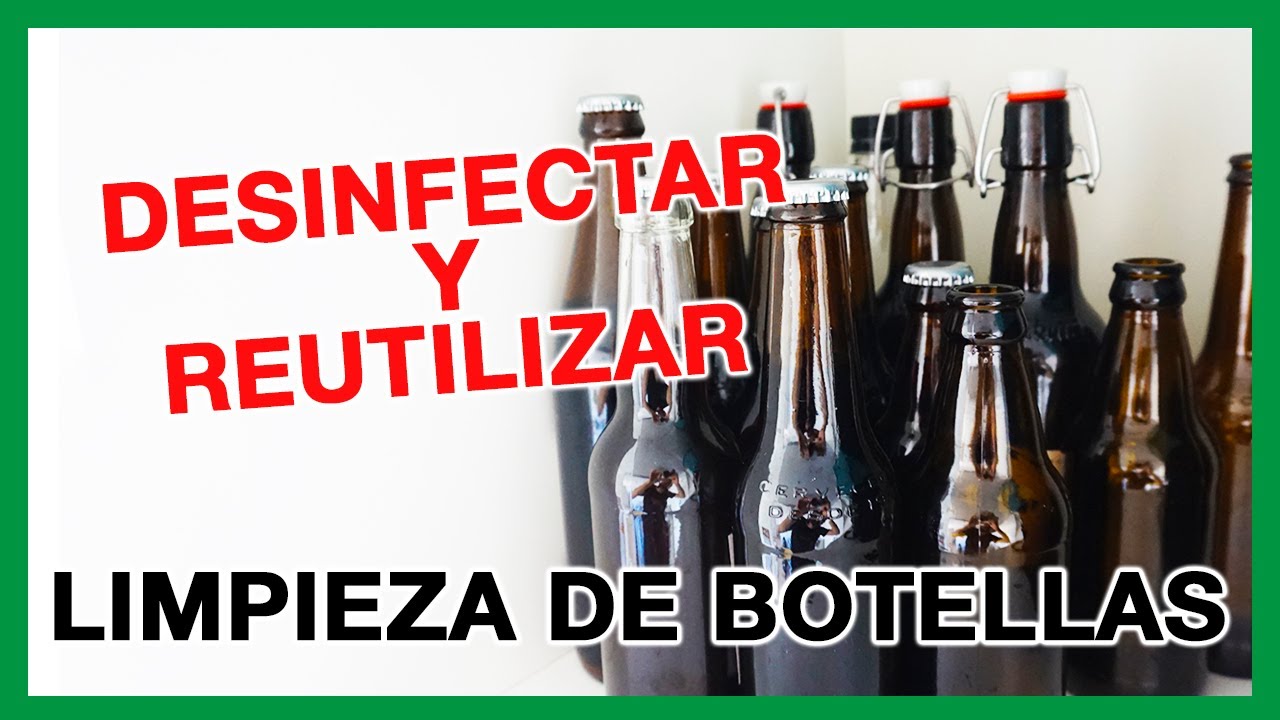🍾 Cómo LIMPIAR Y DESINFECTAR BOTELLAS para CERVEZA ARTESANAL. REUTILIZAR BOTELLAS DE VIDRIO