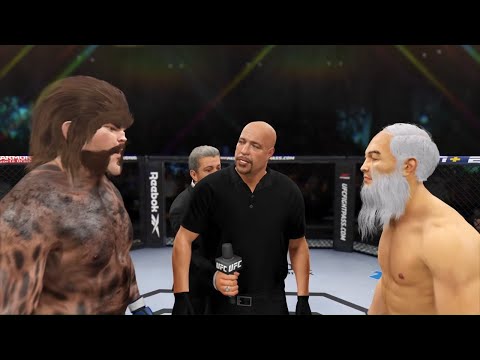 Wild Animal vs. Old Bruce Lee - EA sports UFC 4
