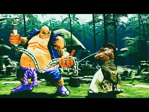 Earthquake vs Genjuro Kibaagami (Hardest ) Samurai Shodown.