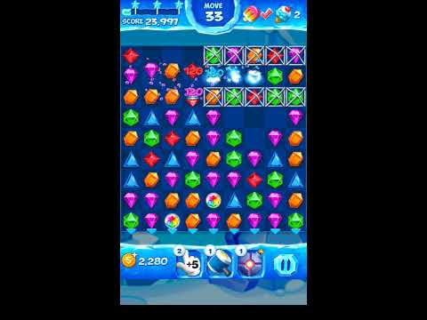 Jewel Pop Mania:Match 3 Puzzle Level 107 ( Ice Cream Town Episode ) - Walkthrough ( No Booster )