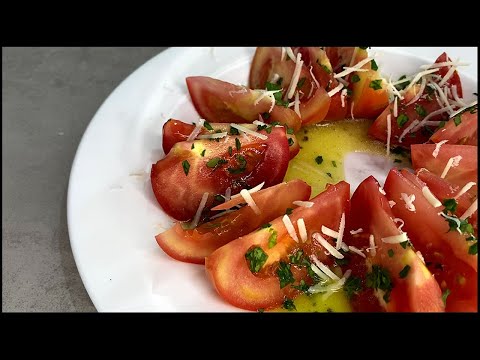 ENSALADA de TOMATES LA MÁS FÁCIL Y SABROSA