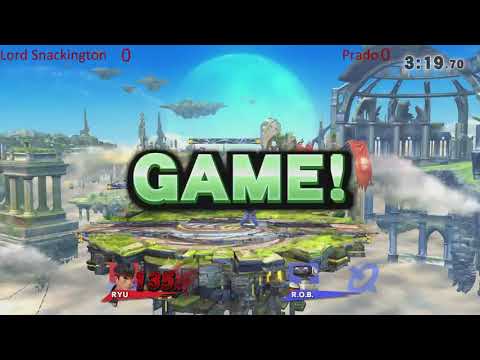 SSB4 Oct 2017: Lord Snackington (Ryu) vs Prado (ROB) - WF