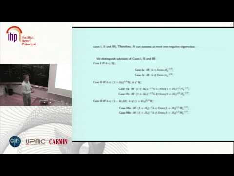 Jan Derezinski, Operators and their perturbations (3)