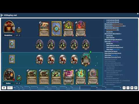 ProGaming - Hearthstone, Midrange Hunter(5) vs Bomb Warrior(5) by Ganjahboy and Gobez, Ranked - S...