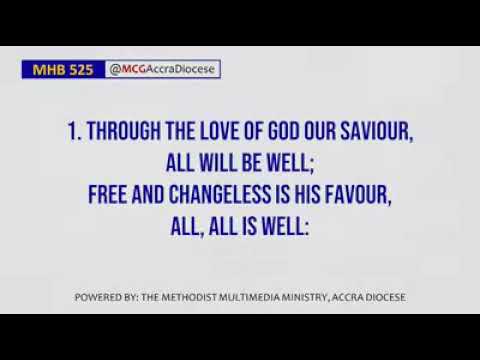 Through the love of God our saviour (Lyrics)  - MHB 525