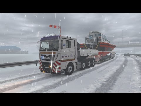 ETS2 1.30.2.2s (Special Transport DLC!!!) - MAN TGX E6 - Brussel (B) - Amsterdam (NL)