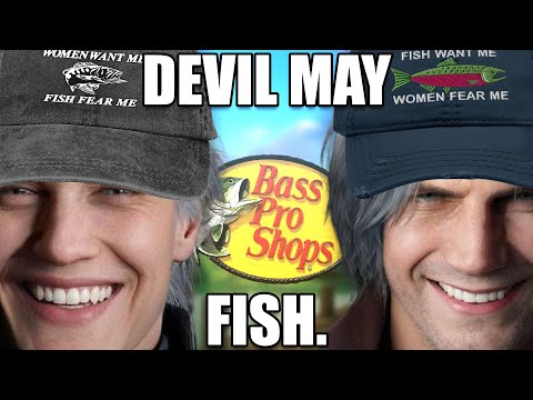 dante and vergil have a fishing contest