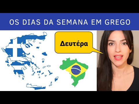 DIAS DA SEMANA em GREGO || grego para iniciantes (Vídeo #6)