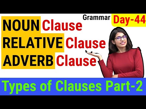 Noun Clause | Types of Dependent clause | Clauses Part 2 | EC Day44 Video