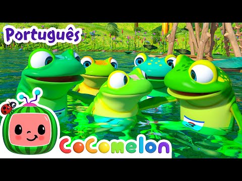 CoComelon em Português | Os cinco sapinhos | Músicas Infantis | Desenhos Animados