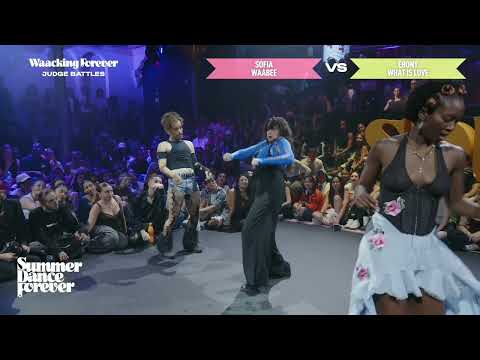 Sofia & Waabee vs Ebony & What Is Love JUDGE BATTLE Waacking Forever | Summer Dance Forever 2025