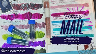 Ink Swapping With Friends - new to me inks from Kobe, Wearingeul and More