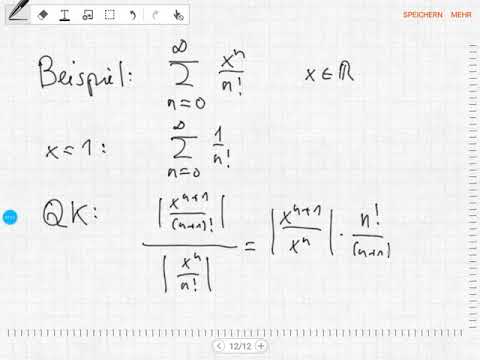 Beispiel Exponentialreihe