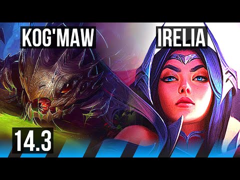 KOG'MAW vs IRELIA (MID) | 9/3/10, Godlike | BR Master | 14.3