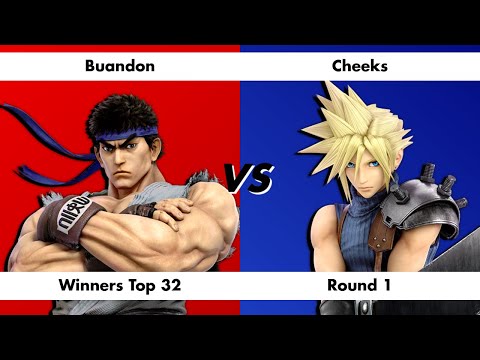 The Hokage Exams- Top 32 Winners Round 1 Buandon (Ryu) vs Cheeks (Cloud) Smash Ultimate