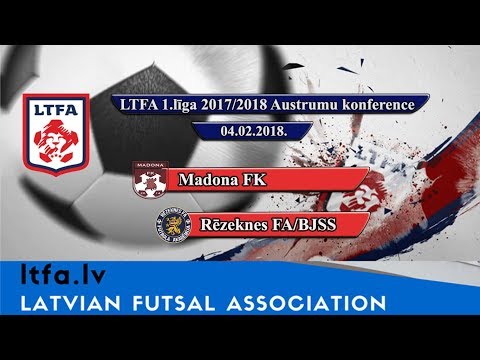 Madona FK - Rēzeknes FA/BJSS [LTFA 1.LĪGA 2017/18 Highlights]