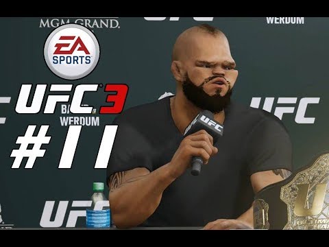 UFC 3 Heavyweight Career Mode Walkthrough Part 11 - COVER STAR!