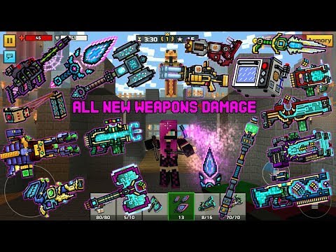 Pixel Gun 3D - All New Weapons Damage + Reloading Animation (16.0 +)