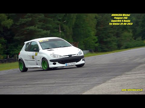 KOKOSZKA Michał - Peugeot 206 - SuperOES 8 Runda Tor Kielce 26-08-2023