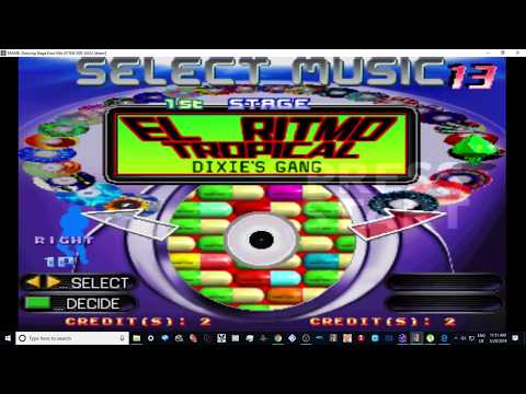mame 210 DANCING STAGE EURO-MIX PLAYABLE - 1080p 60fps uk arcades gt1030