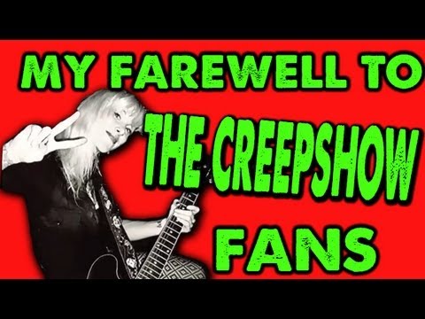 My farewell to The Creepshow fans :)