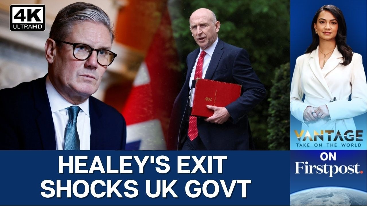 UK Defence Secretary John Healey Quits, Blames PM Starmer for Move | Vantage on Firstpost | 4K