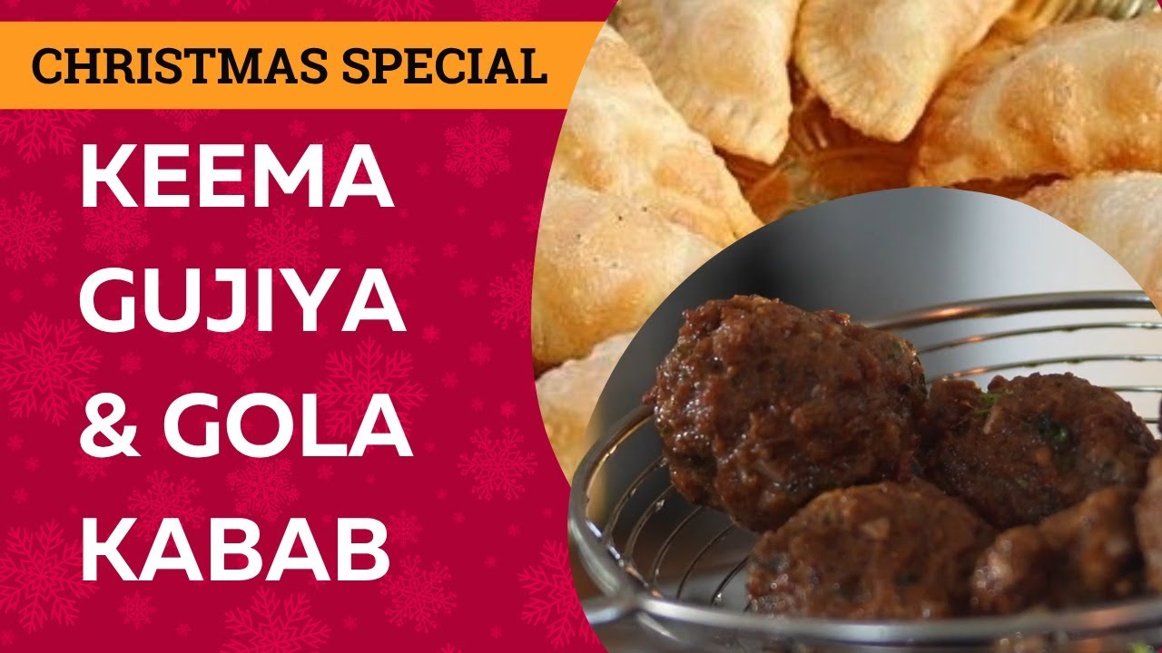 Lucknowi Keema Gujiya & Gola Kabab