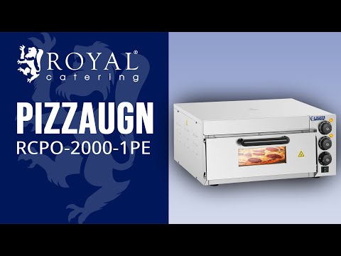 video - Pizzaugn - 1 ugnsvalv - 2000 W