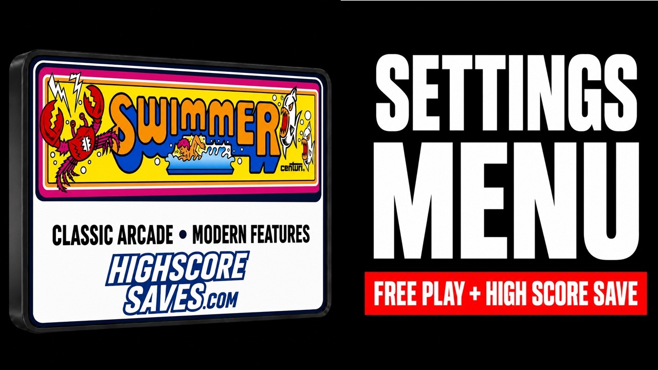 Swimmer settings menu video guide