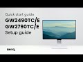 BenQ GW2490TC/E + GW2790TC/E monitor: Unboxing & quick start guide