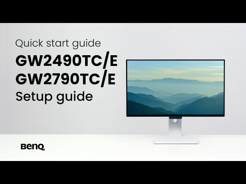 BenQ GW2490TC/E + GW2790TC/E monitor: Unboxing & quick start guide