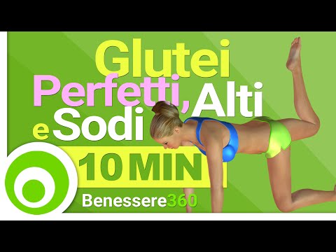 Esercizi per Glutei Perfetti in 10 Minuti. Workout per Glutei Alti e Sodi - Allenamento a Casa