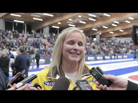 Media Scrum - Final - 2024 Scotties Tournament of Hearts
