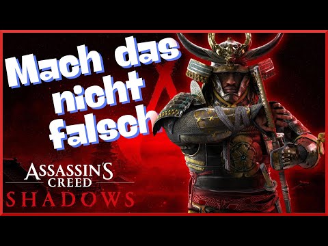 Kleine Tipps und Tricks für blutige Anfänger | ASSASSINS CREED SHADOWS Anfänger Guide