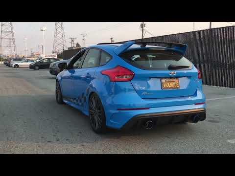 2017 Focus RS Injen CatBack Exhaust Outdoor