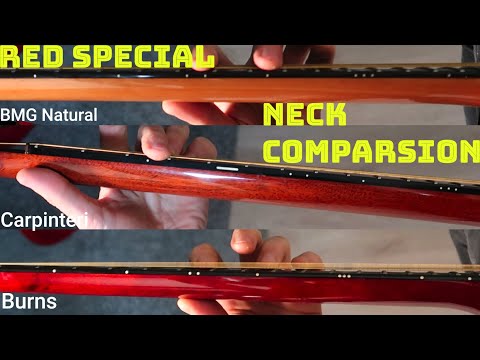 Brian May Red special guitar neck thickness comparsion [ENG SUBS]