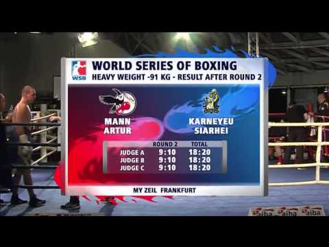 Siarhei Karneyeu vs Artur Mann. WSB 2014