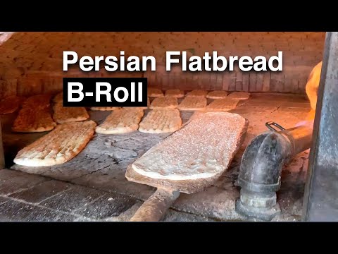 [4K] Epic cinematic B-Roll of a Persian flatbread (Barbari) Bakery in Iran