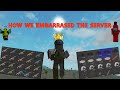 How We EMBARRASED The Server In ( Trident Survival V3 ) Movie