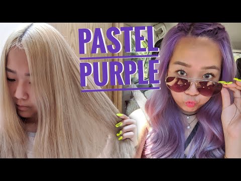 How I Dye My Hair Pastel Purple w/ Manic Panic