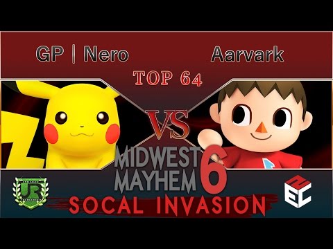 Midwest Mayhem 6 TOP 64 - GP | Nero (Pikachu) vs Aarvark (Villager)