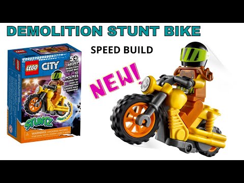 Vidéo LEGO City 60297 : La moto de cascade Démolition