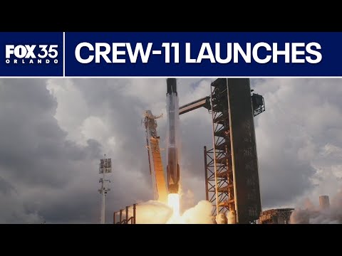 SpaceX's Crew-11 rocket launches from Florida
