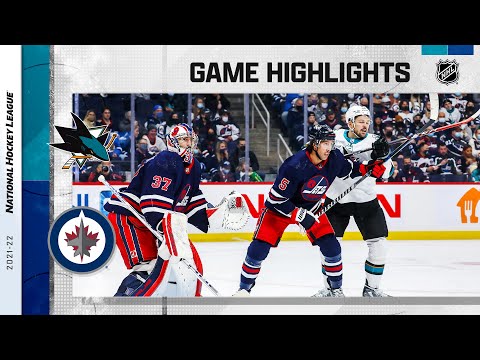 Sharks @ Jets 11/11/21 | NHL Highlights