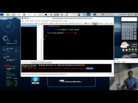 Java Tutorial In Hd Programming Newbieshello World Lesson 2