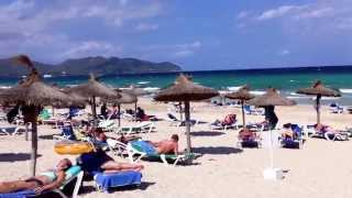 preview picture of video 'CALA MILLOR BEACH - MALLORCA, SPAIN. BEAUTIFUL WHITE SAND BEACH.'